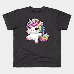 Unicorn S01 D80 Kids T-Shirt